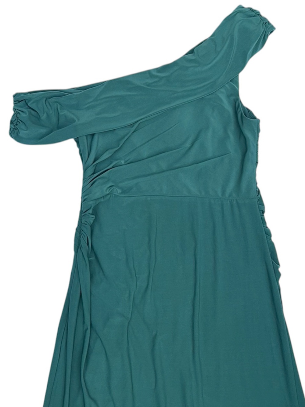 AZAZIE Women’s Formal Floor Length Off The Shoulders Draped Neckline Dress - Picture 8 of 10